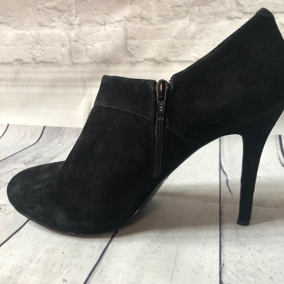 Nine West Black Suede Boot Size 9.5M - Picture 4 of 9